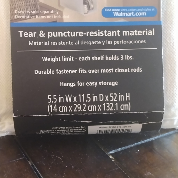 Hanging 10 shelf organizer. - Picture 2 of 2